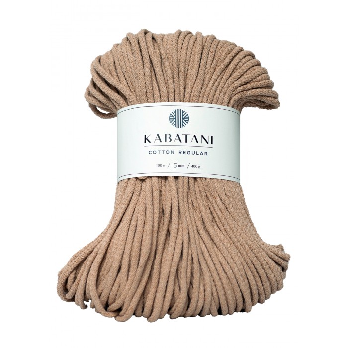 COTTON CORD, REGULAR
~ 5 mm ~ CARAMEL