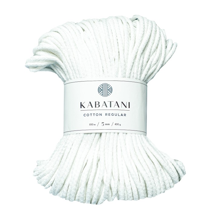 COTTON, REGULAR ~ 5 mm ~ WHITE