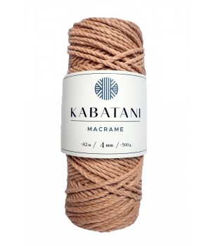 WARM BEIGE MACRAME ROPE (~4 mm)