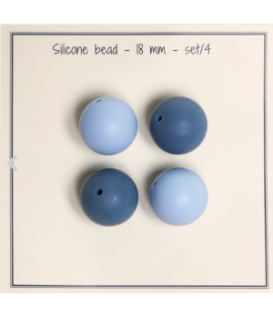PERLES EN SILICONE ~ D18 mm