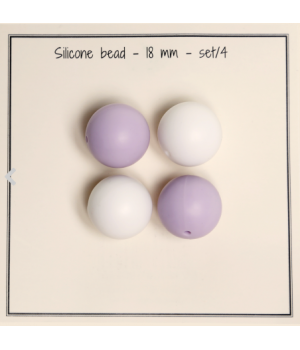 SILICONE BEADS ~ D18 mm