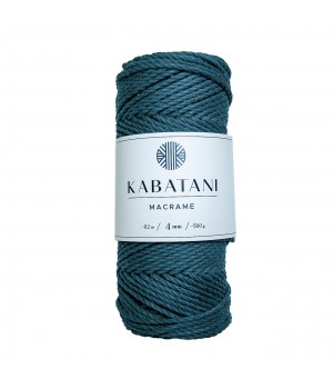 ROPE ~ 4 mm ~ PEACOCK BLUE