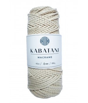 CORDE MACRAMÉ ~ 4 mm ~ NATUREL