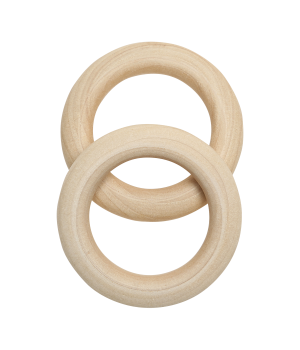 ORGANIC WOODEN RING ~ D55...