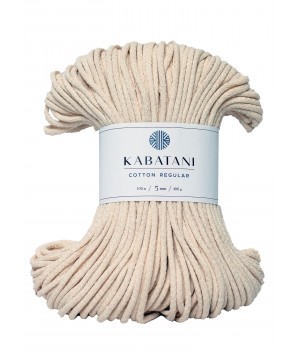 COTTON CORD, REGULAR
~ 5 mm ~ ECRU