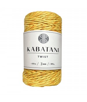 TWIST ~ 3 mm ~ YELLOW FALL