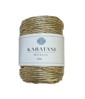 METALLIC TWIST ~ 3 mm ~ GOLD