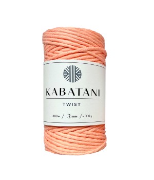 TWIST ~ 3 mm ~ SALMON